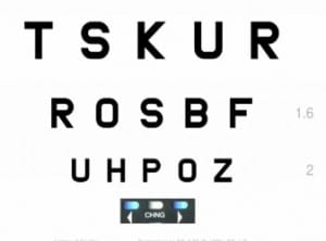 Eye Chart Test Use – Video