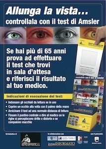 Istituto Chiossone – Al via campagna “Allunga la Vista” per Prevenzione Degenerazione Maculare Senile